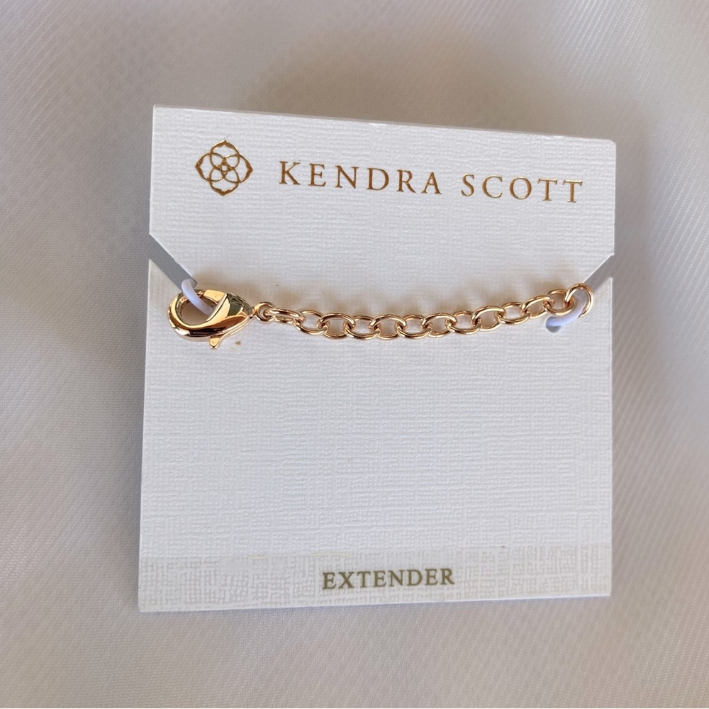 Kendra Scott Extender 2” Lobster Rose Gold NWT